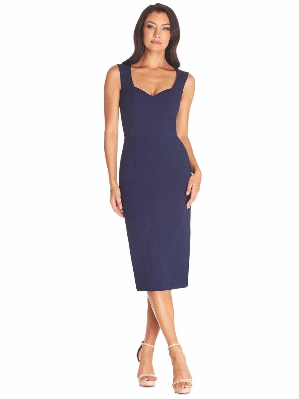 Dress The Population Midnight Blue Elle Dress Size M Nwot $168